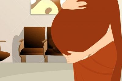 Round ligament pain or lower abdominal pain during pregnancy